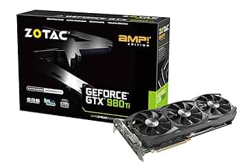 グラフィックボード・グラボ・ビデオカード GeForce GTX980Ti GDDR5 6GB Amazon | ZOTAC GTX 980 Ti AMP Edition グラフィックスボード